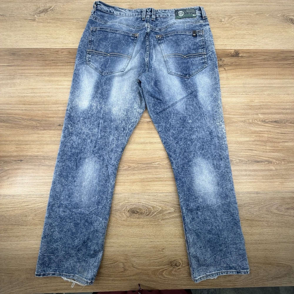 Buffalo David Bitton Jeans Mens 33 (33x30) Light Wash Blue Driven Straight Denim - Picture 3 of 7